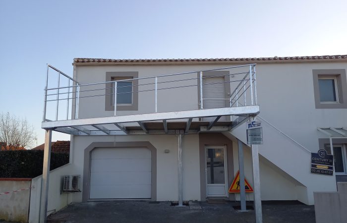 Terrasse en hauteur ou plate forme