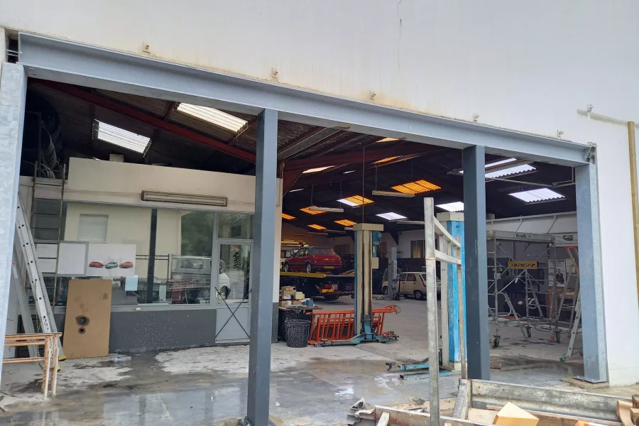 Réalisation de charpente par Metallerie Clavier, métallier à Saint Jean de Monts