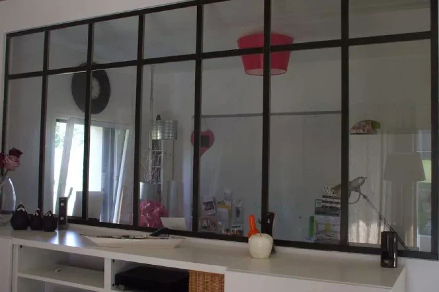 Réalisation de verrière par Metallerie Clavier, métallier à Saint Jean de Monts